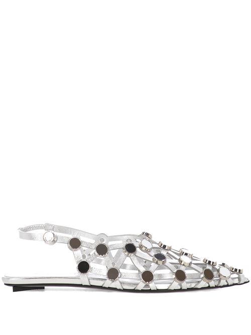 Ballerina ''Grid'' silver THE ATTICO | 250WSH00801002